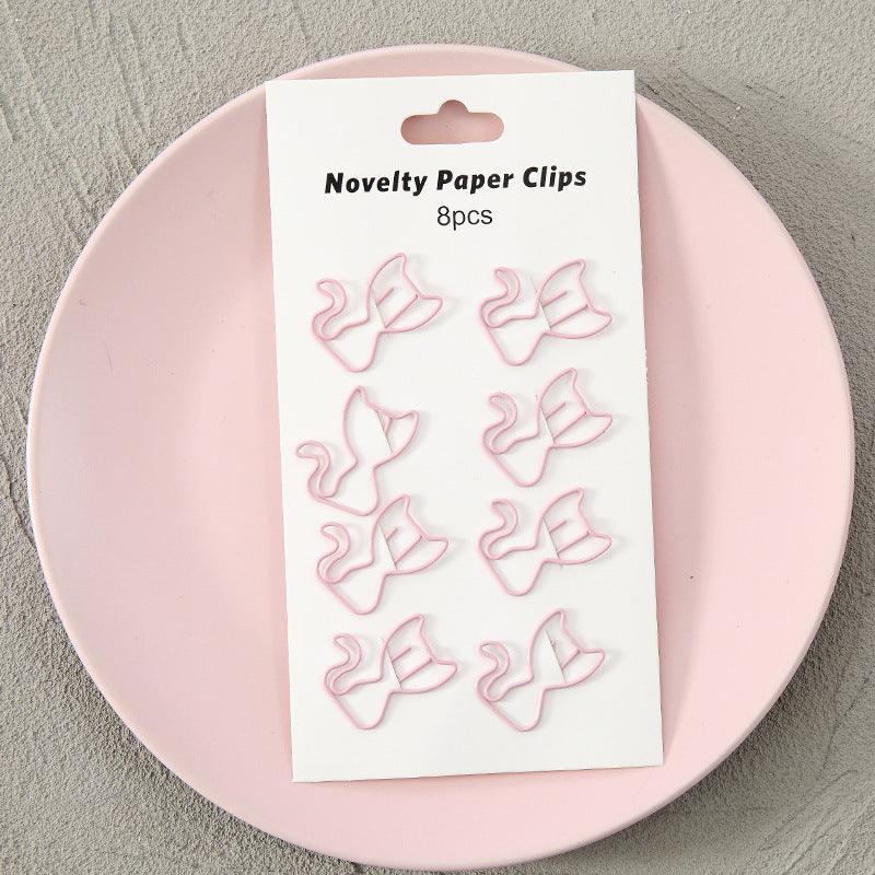 Paper Clips - Cute Paper Clips - Pink cat