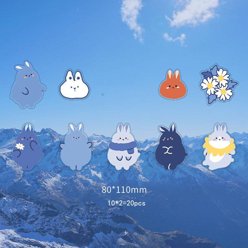 Decorative Stickers - Stickers - Little Kawaii Face - Rabbit