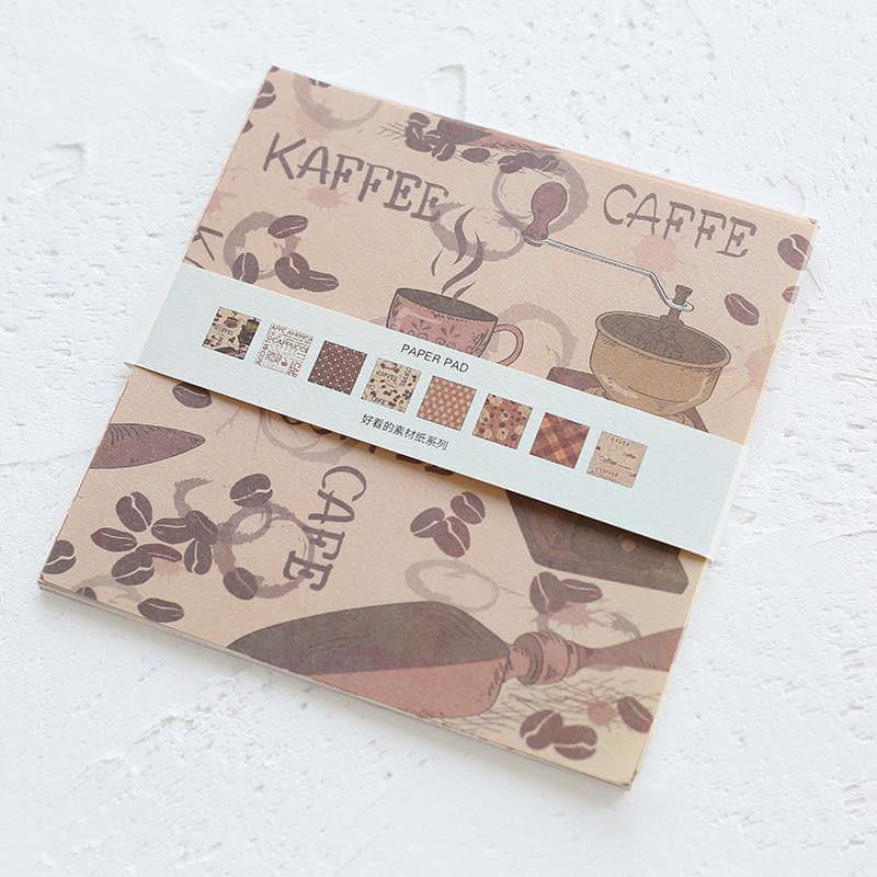 Scrapbooking Paper - Background Paper for Scrapbooking, Collage and Cardmaking - Coffee