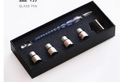 Glass Pen Sets - Glass Pen Set - Gift Box - 6 / L
