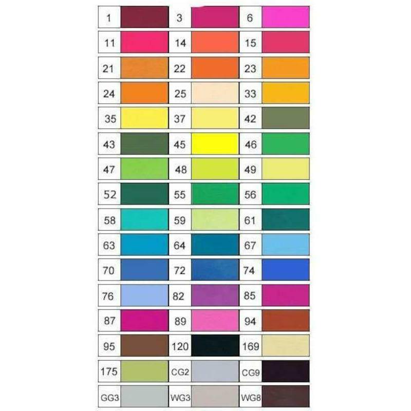 Alcohol-Based Markers - Alcohol-Based Marker Set - TouchNew T7 - Original 48 colors set