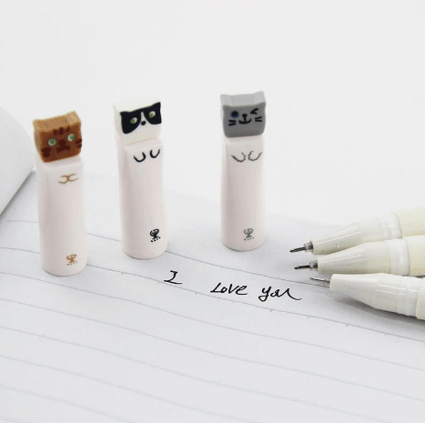 Gel Pen Sets - Kawaii Gel Pen Set - Cats -