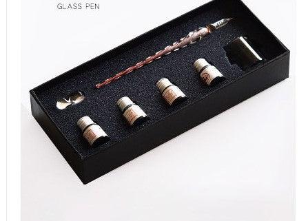Glass Pen Sets - Glass Pen Set - Gift Box - 7 / L