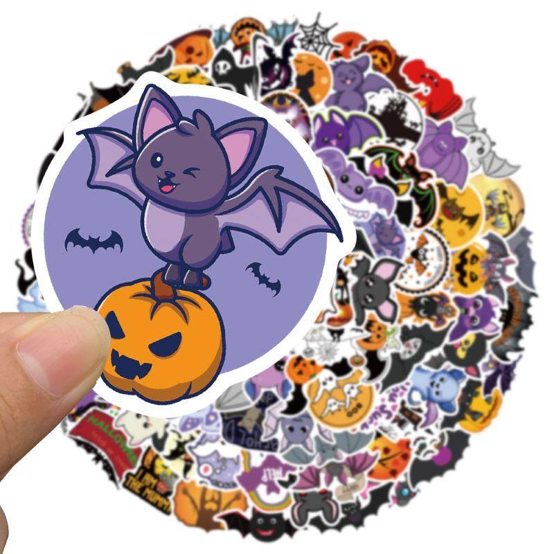 Decorative Stickers - Waterproof Halloween Sticker Set -