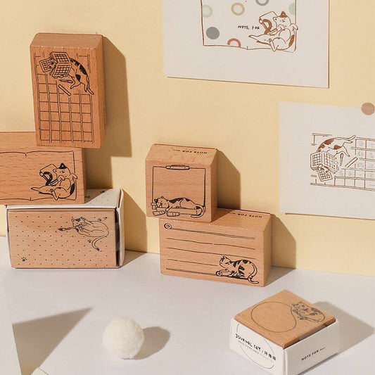 Decorative Stamps - Stamp - Cute Cat -