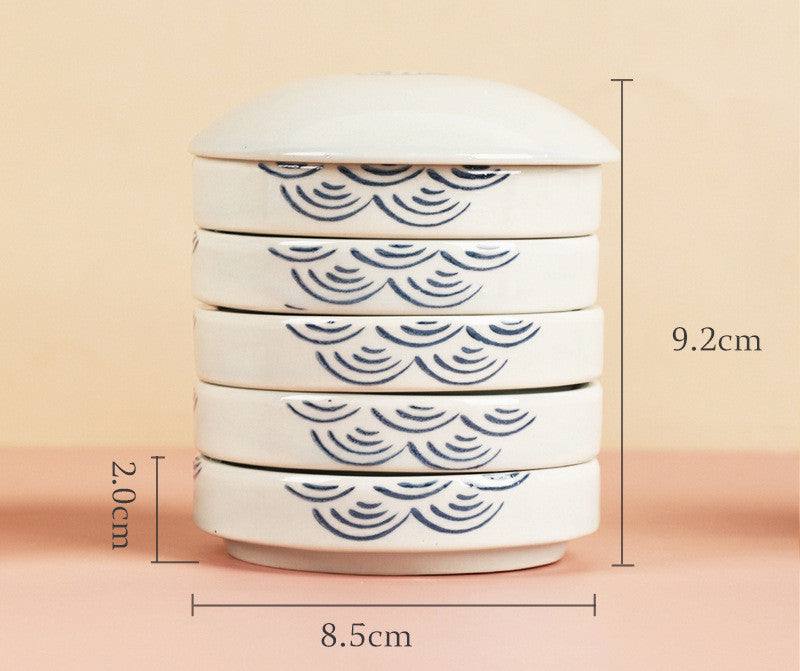 Ceramic Palettes - Stackable Ceramic Palette - Sea