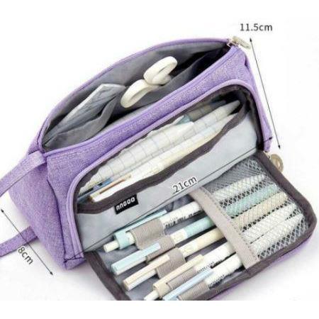 Pen & Pencil Cases - Large Pencil Case - Purple