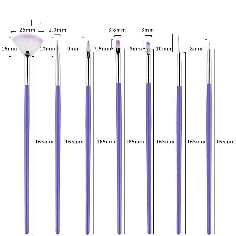 Paintbrush Sets - Paintbrush Set - Purple -