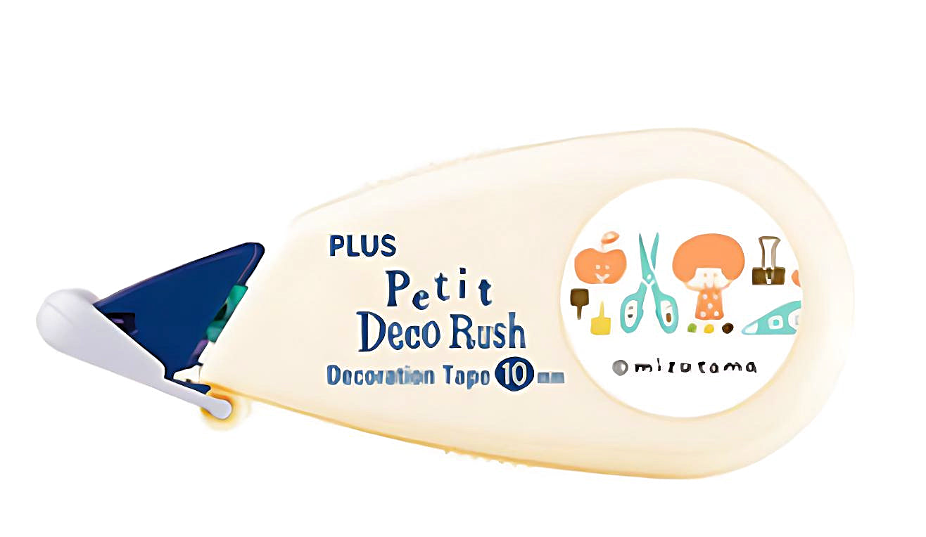 a plus Petit Deco Rush decoration tape in craft style, white background