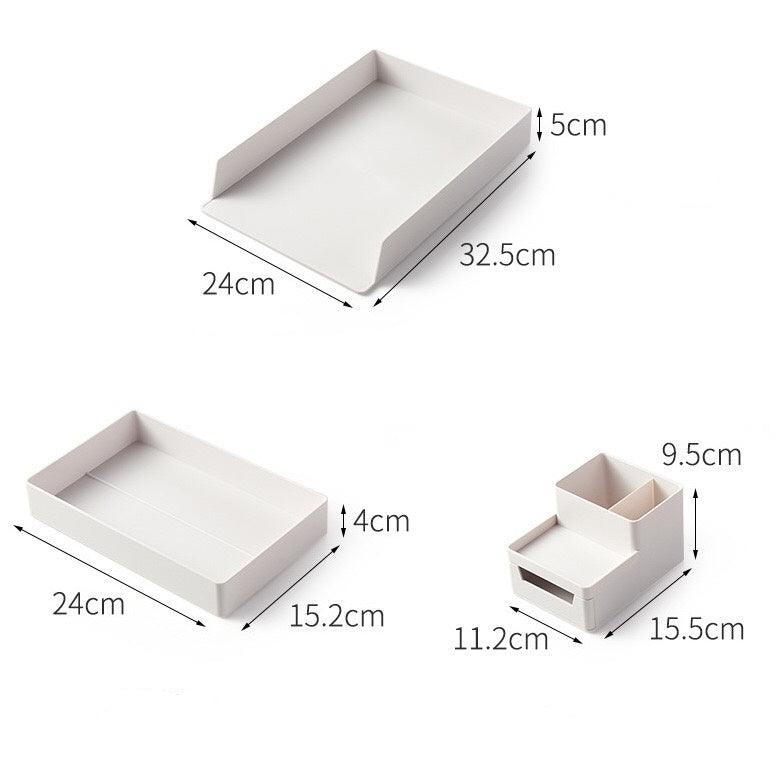 Paper Trays - Desktop Organizer - Stackable Paper Tray -