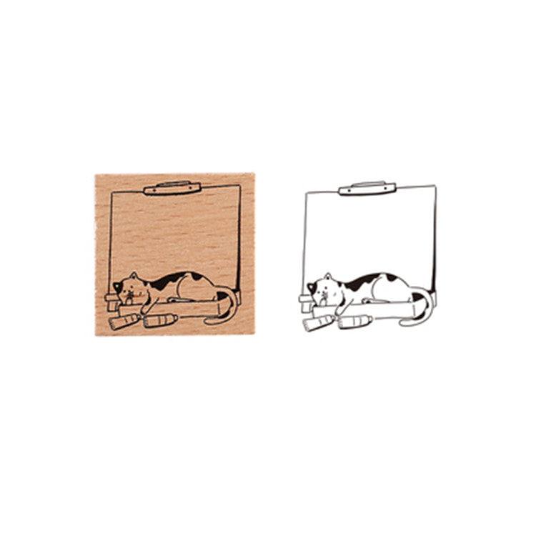 Decorative Stamps - Stamp - Cute Cat - Memo