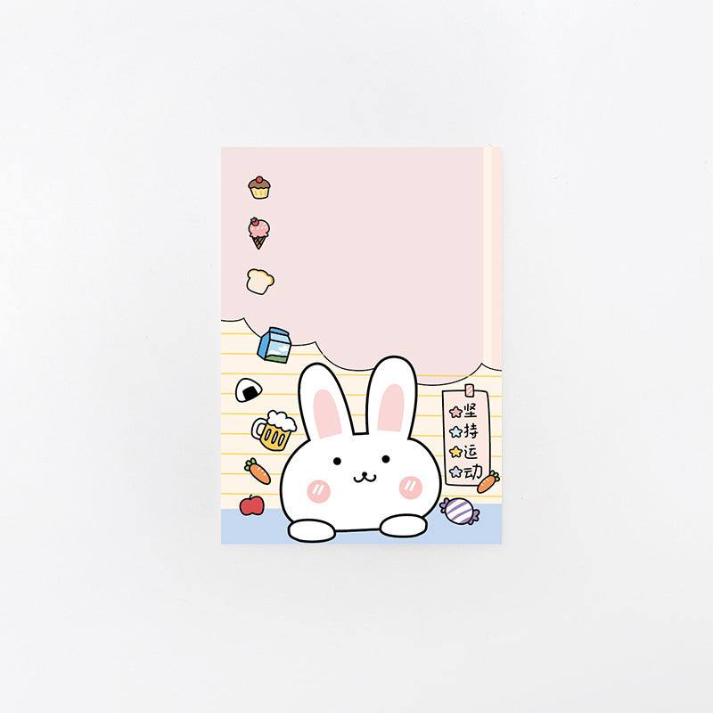 Sticky Notes - Large Sticky Notes - Cute Bunny - Exercise