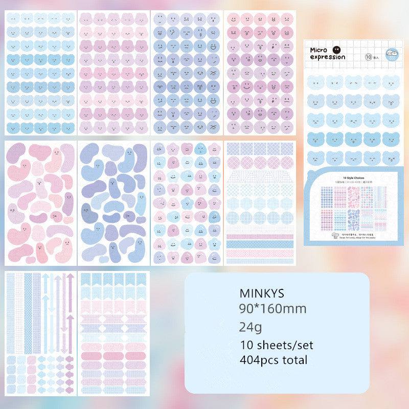 Sticker Sheets - Micro Expression Stickers - Early Morning